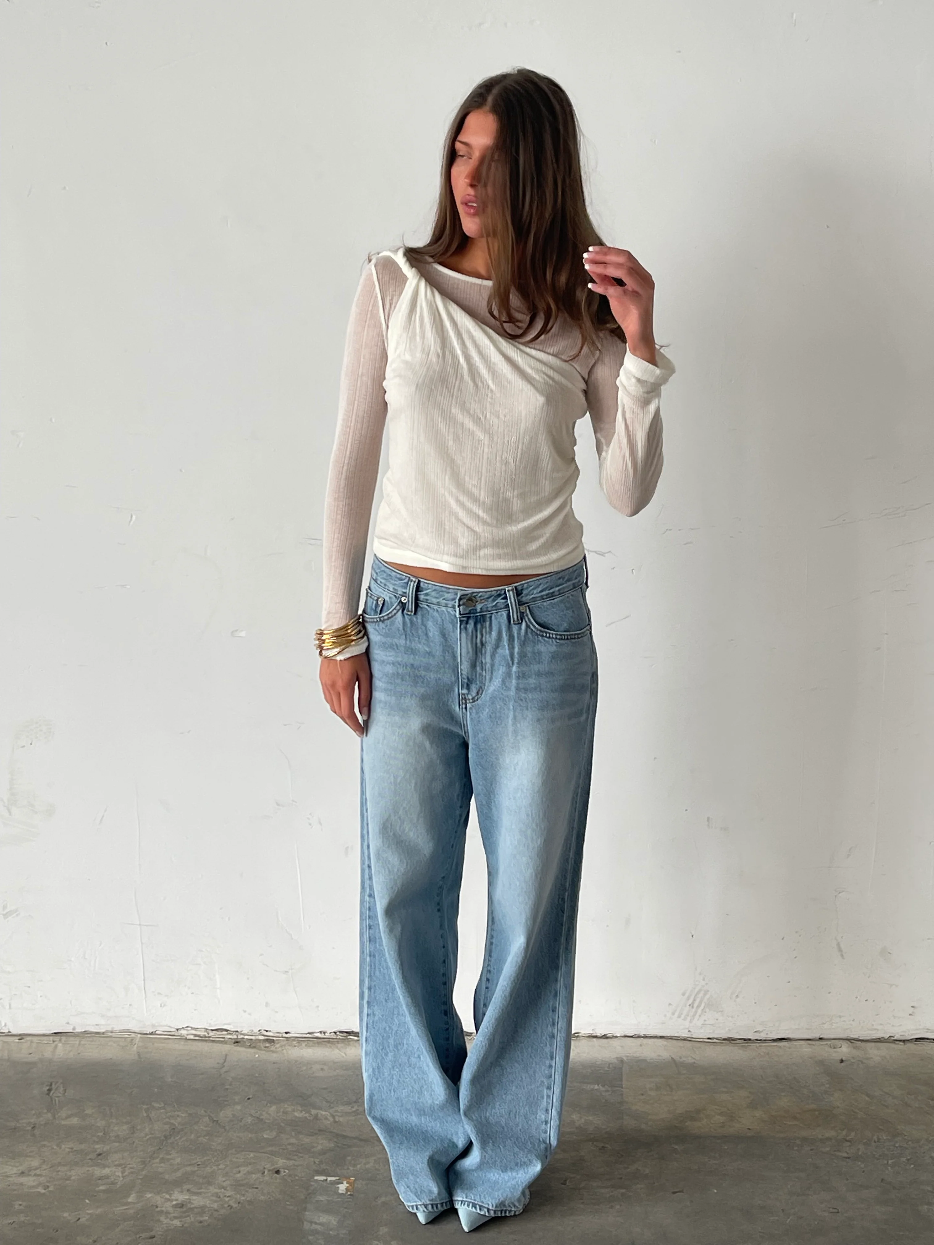 Billie Ray Dad Jeans Light Blue - Image 8