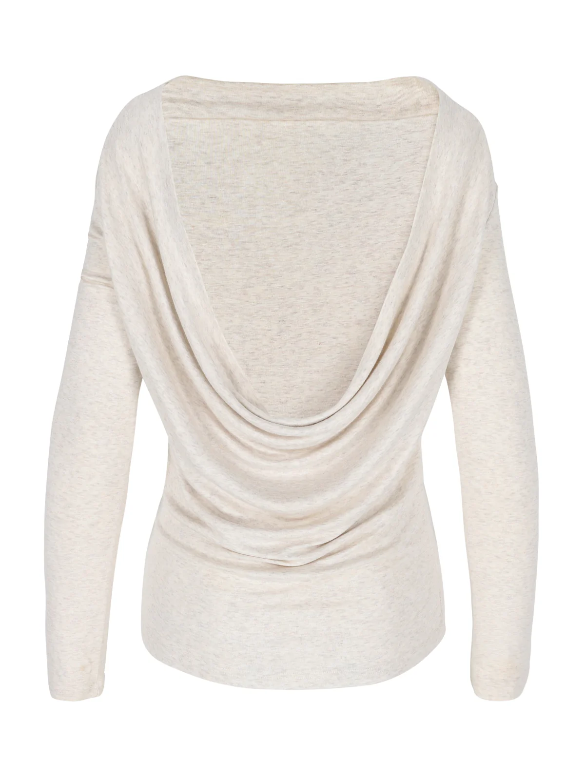 Draped Back Top Oatmeal - Image 21