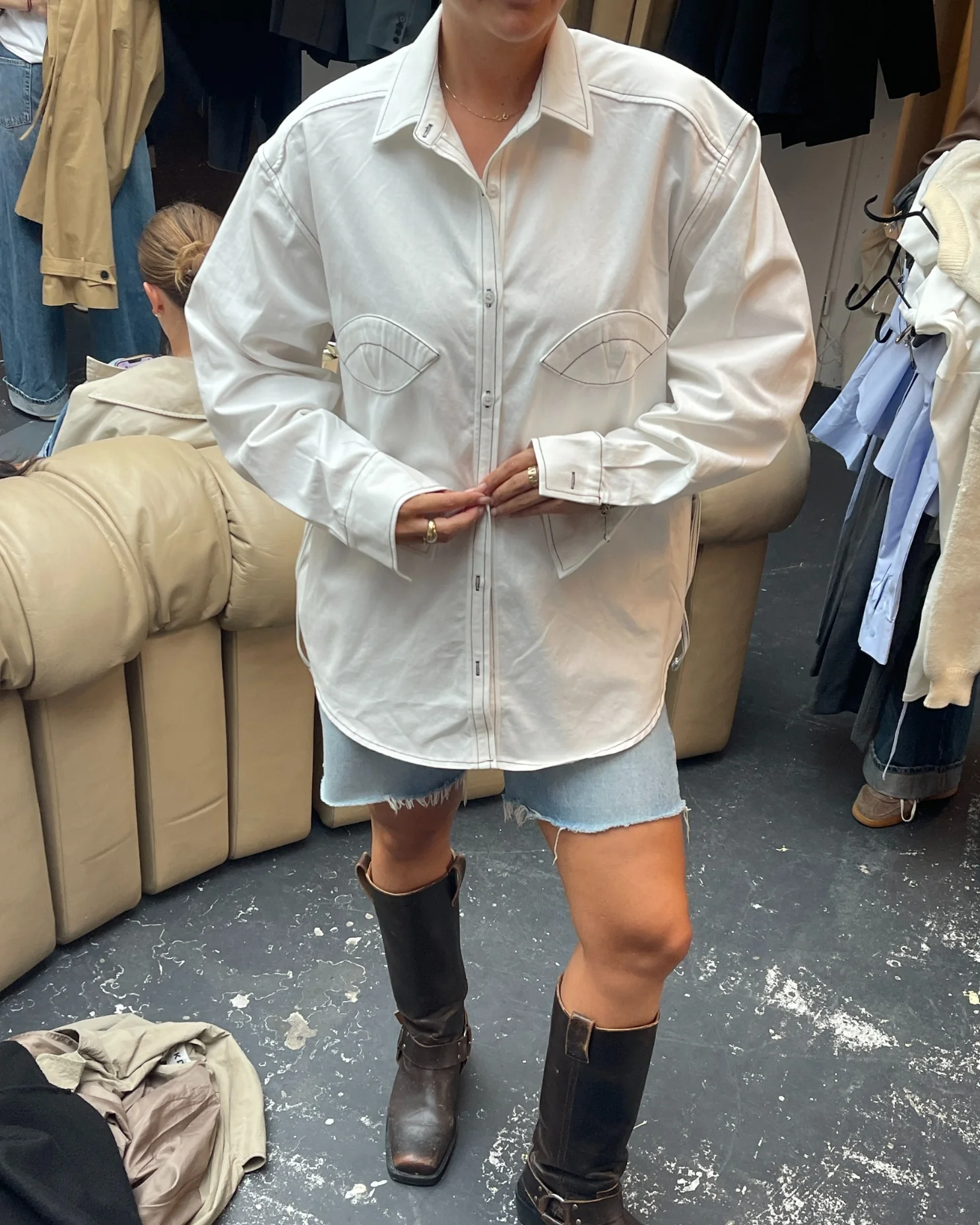 Mermaid Blouse Off White - Image 3