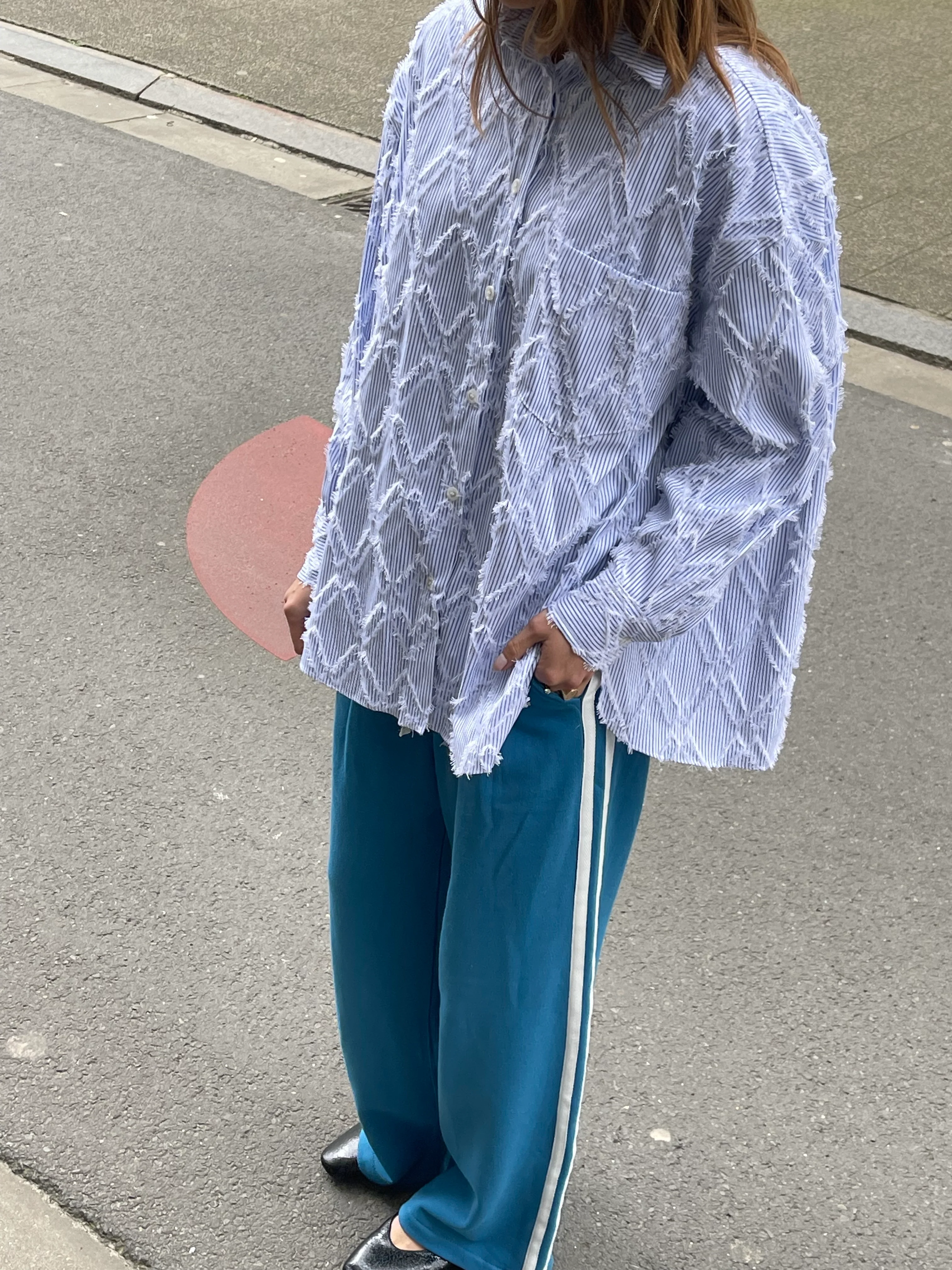 Two Striped Boxer Pants Blue - Image 10