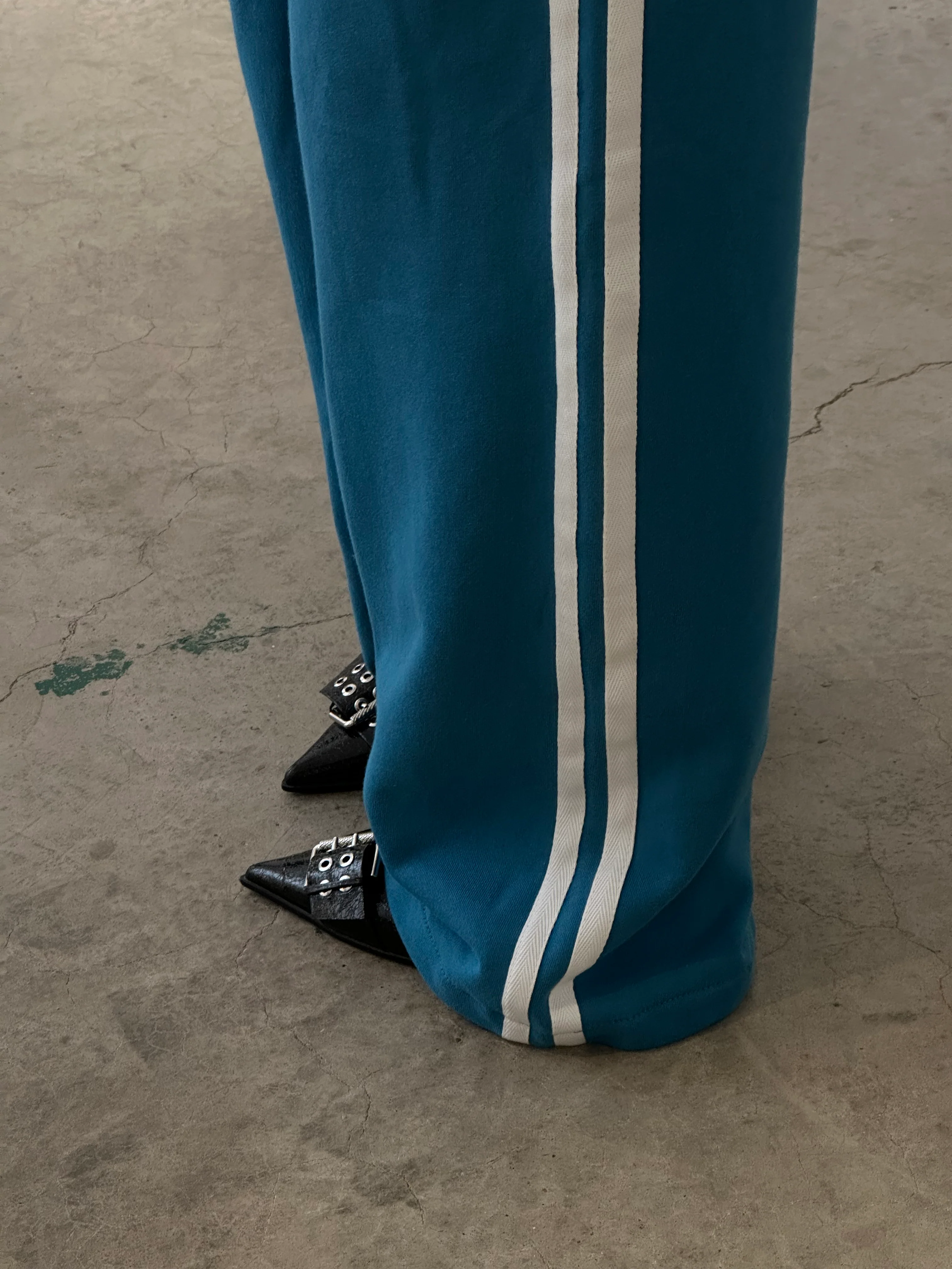 Two Striped Boxer Pants Blue - Image 8