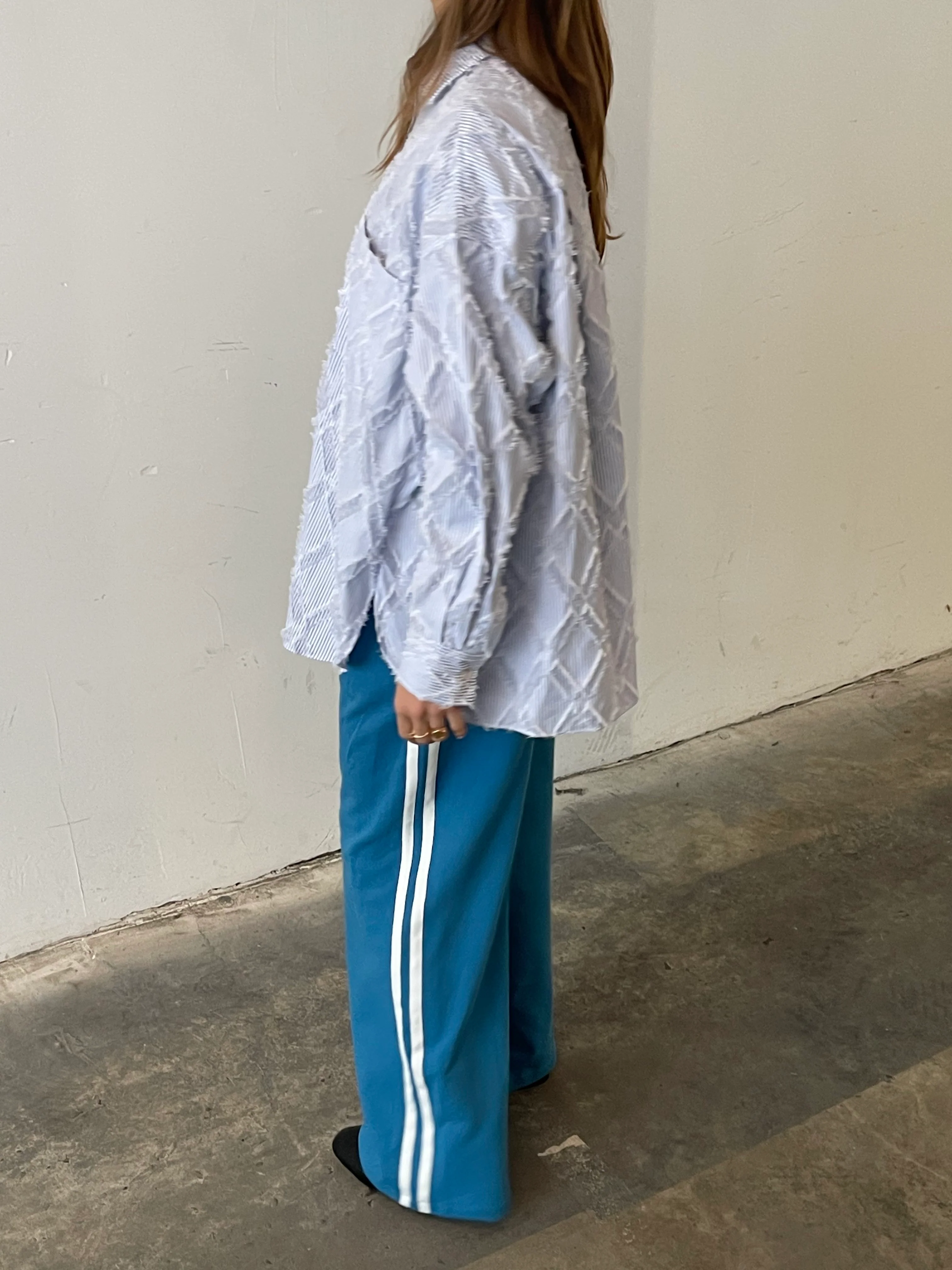 Two Striped Boxer Pants Blue - Image 9