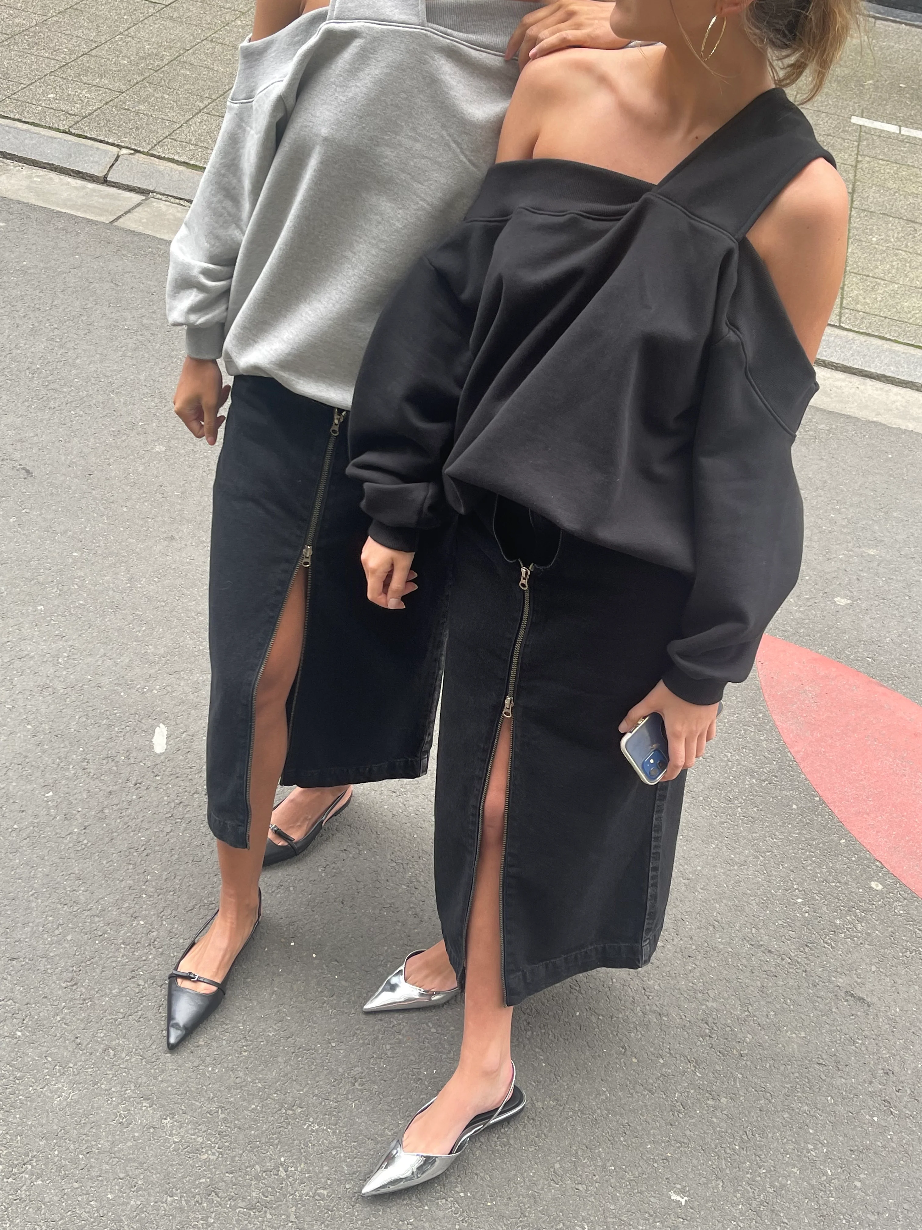 Unbalanced Sweater Black - Image 8