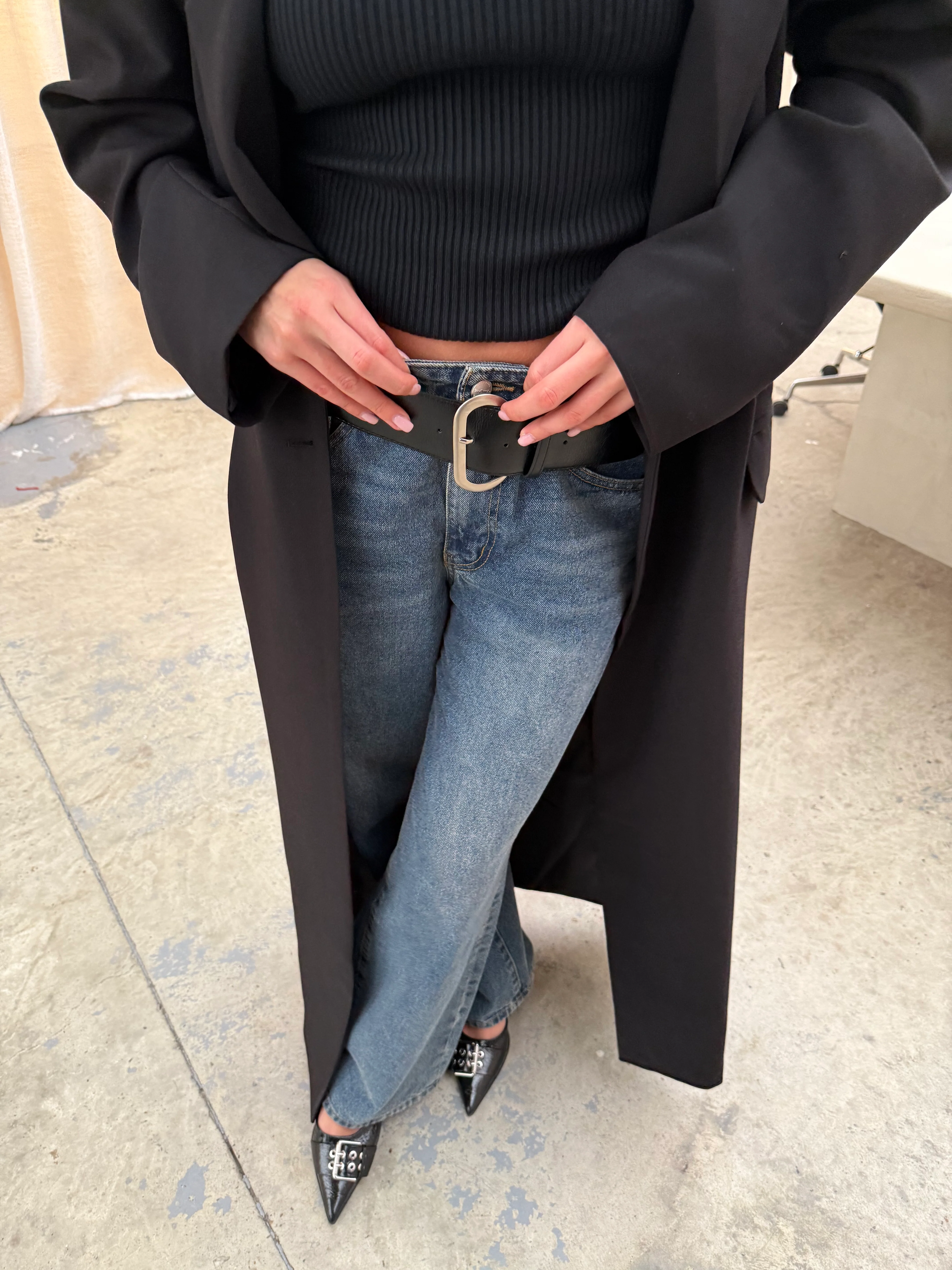 Wide Belt Black - Image 3